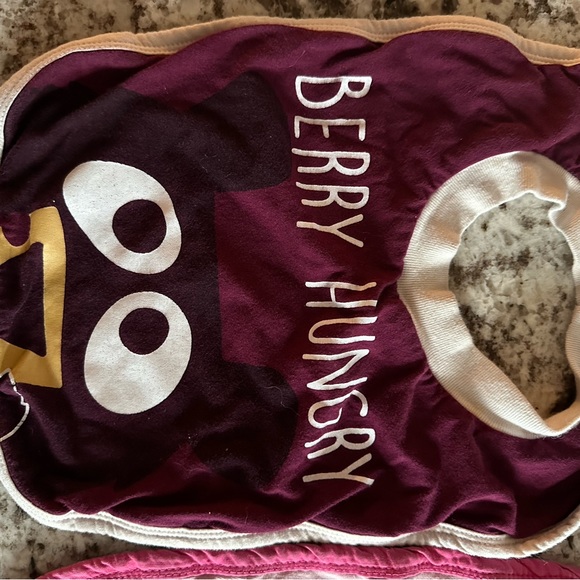 Lazy ones cloth baby bibs - lot of 6 bibs - Picture 3 of 7